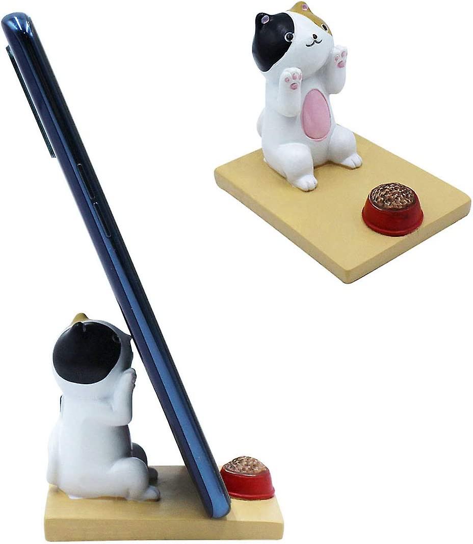 Cute Cat Cell Phone Holder Stand, Smartphone Desk Holder for iPhone Xs/Max/XR/X/8/7 Plus/Google Pixel/Samsung Galaxy Note
