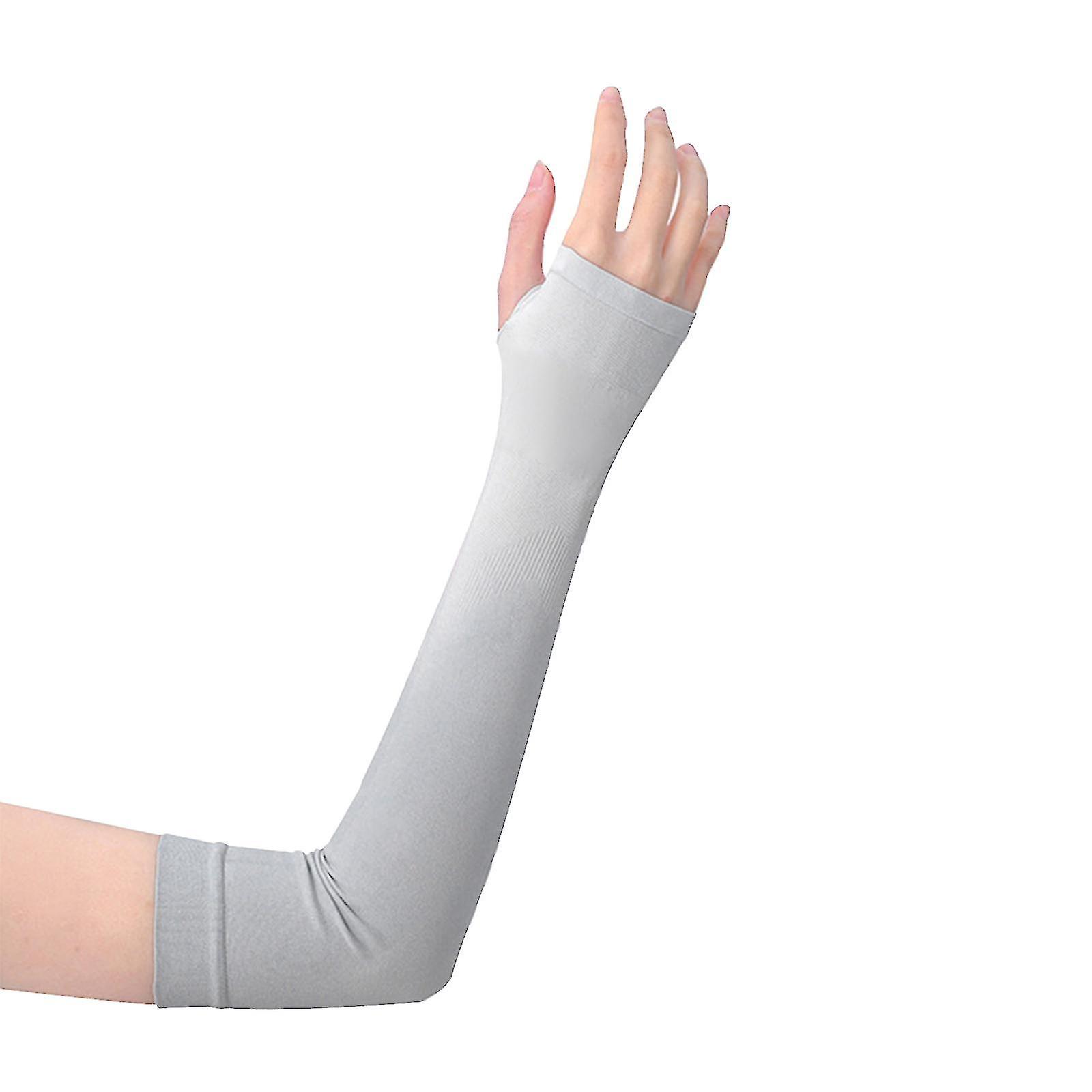 アイススリーブ1ペアグラデーションデザインナイロン+スパンデックスクリエイティブ&ドライビングウーマンメンズ日焼け止め冷却アームスリーブ