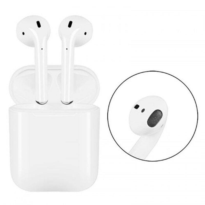 I12 Bluetooth 5.0 Headset Earbud White Earbuds