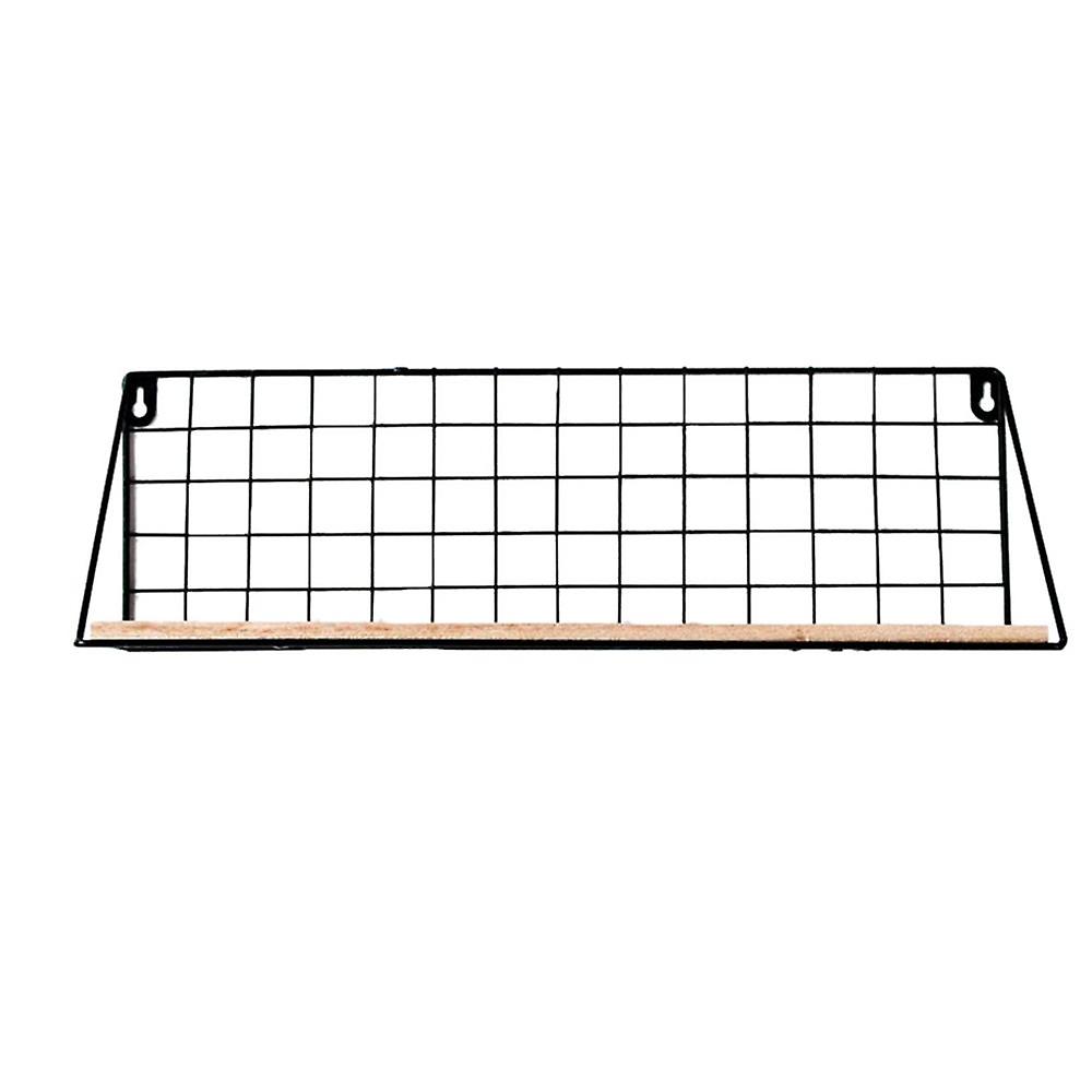 Metal Wood Wall Shelf