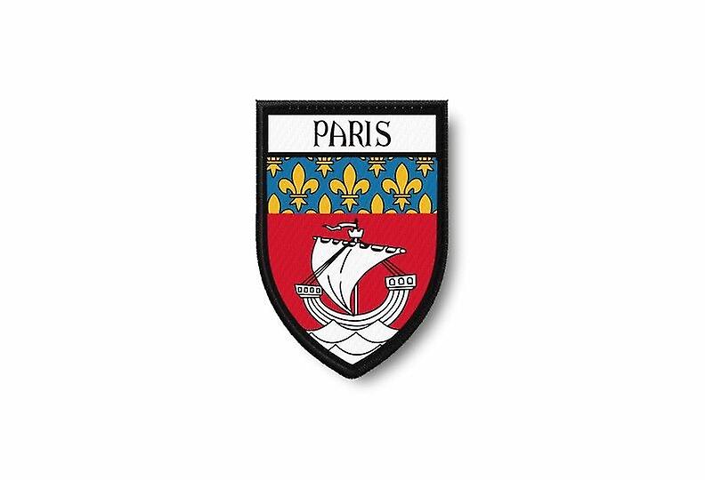 Patch Ecusson Termocollant Bord Brode Drapeau Prints Paris Ile De France