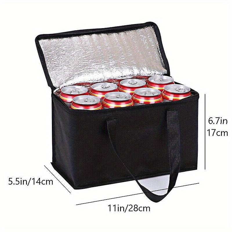 Insulated Grocery Bags Large Capacity Insulation Bag Reusable Grocery Tote Soft Cooler Bag Hot & Cold Takeout Or Food Delivery Bag Lightweight St