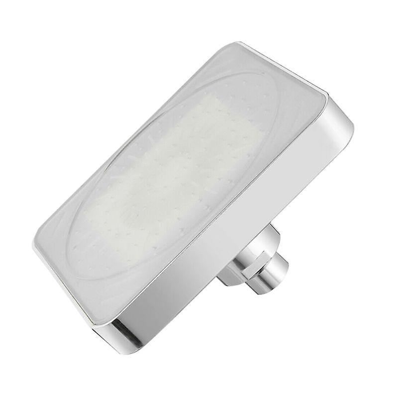 Automatic Changing 7 Colors Bathroom LED Light Square Top Spray Shower Head