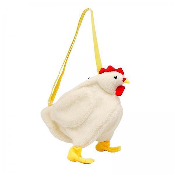 2xFashion Women Crossbody Bag Cartoon Chicken Pattern Cute Casual Shoulder Bag