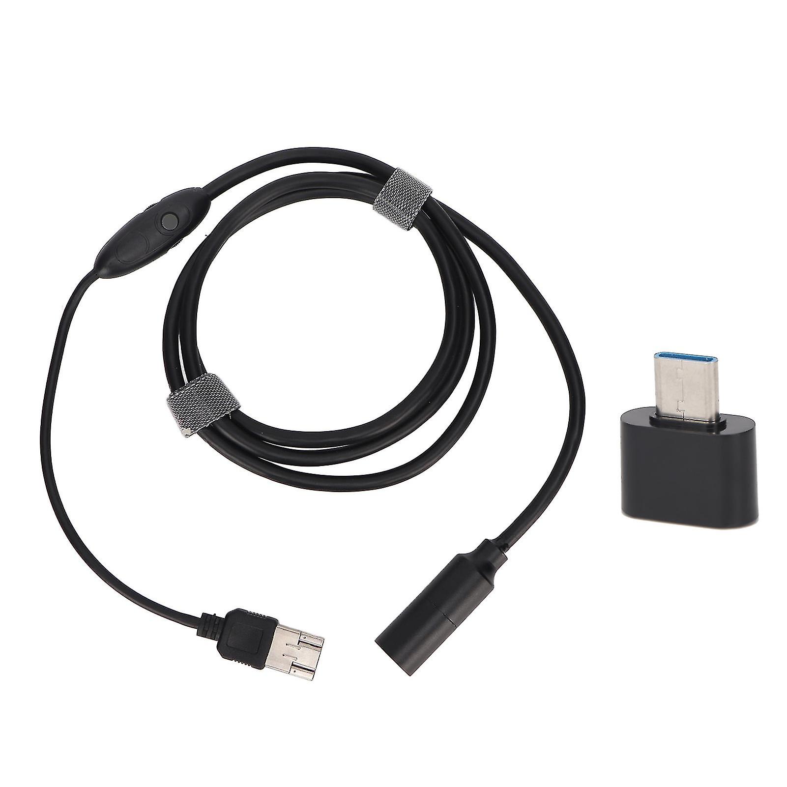USB Endoscope with Auto Focus, 14.5mm Lens, 6 LED Lights for Professional Inspection