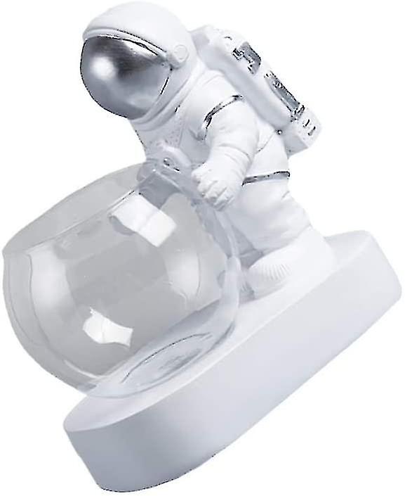 Astronaut Shape Vase Hydroponics Glass Vase Plant Glass Container Transparent Vase With Light For Ho