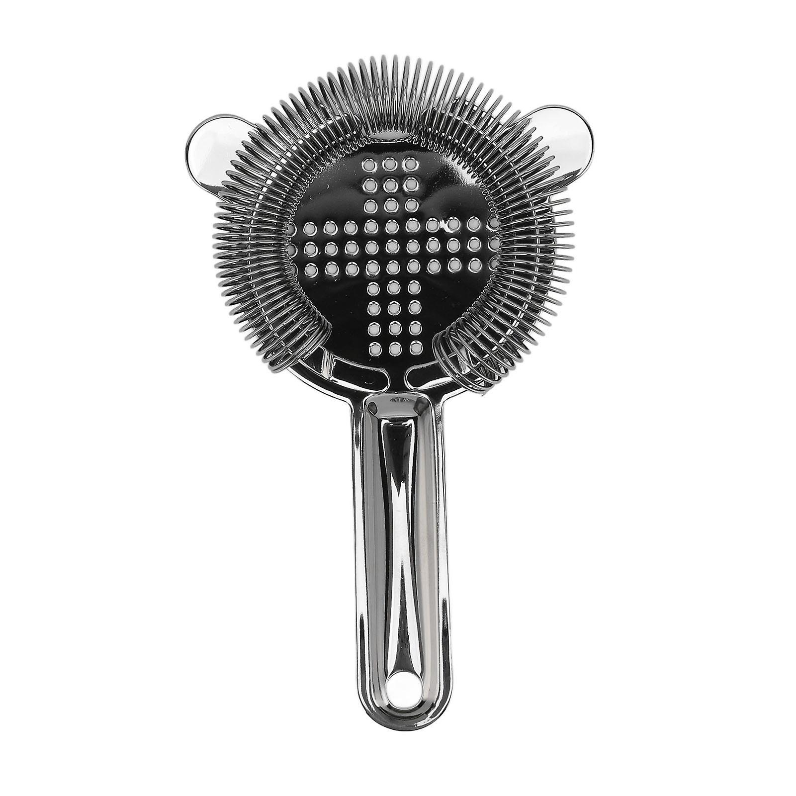 Cocktail Strainer Anti Rust Efficient Filtering 304 Stainless Steel Strainer Bar Tool for Home Mini Bars Clubs Restaurants