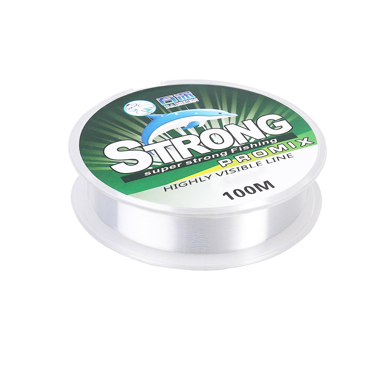 100m Clear Nylon Fishing Line String Rope Fish Spool (3)