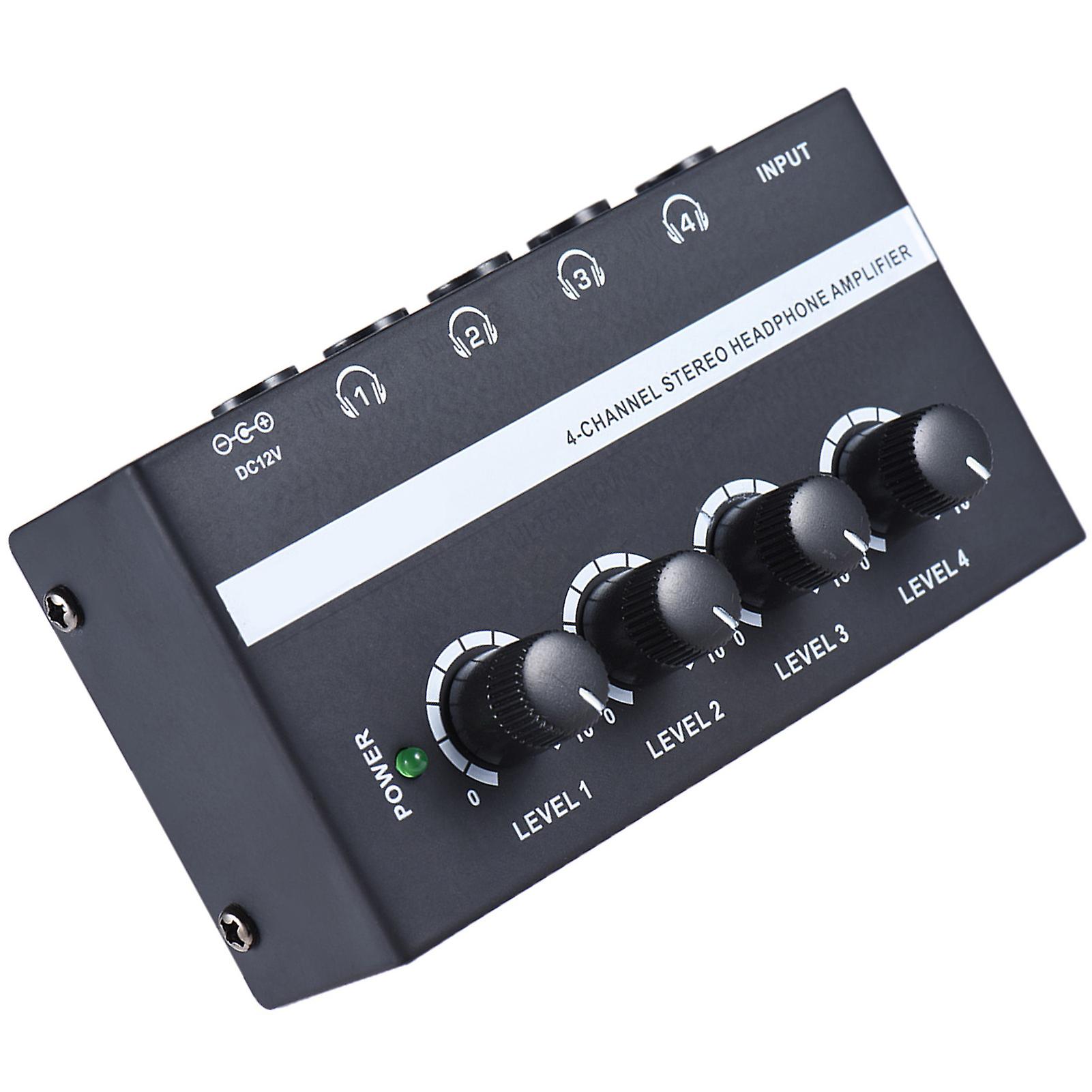 Ha400 Ultra-compact 4 Channels Mini Audio Stereo Headphone Amplifier