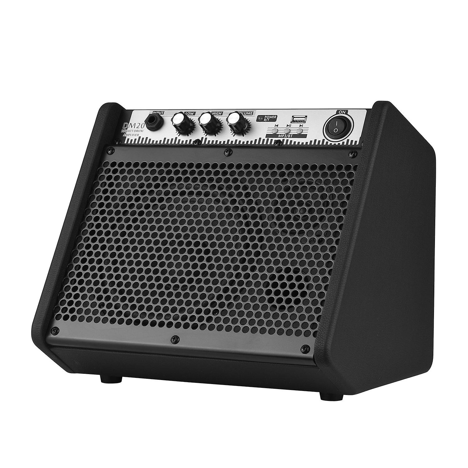 COOLMUSIC DM20 20W Ηλεκτρικός ενισχυτής τυμπάνου Ενισχυτής πληκτρολογίου Ασύρματο ηχείο BT Ισοσταθμιστής 2 ζωνών Υποστηρίζει USB M
