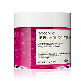 30ml Lip Plumping Glitter Mask Soothing Softening Long-lasting Moisturizing