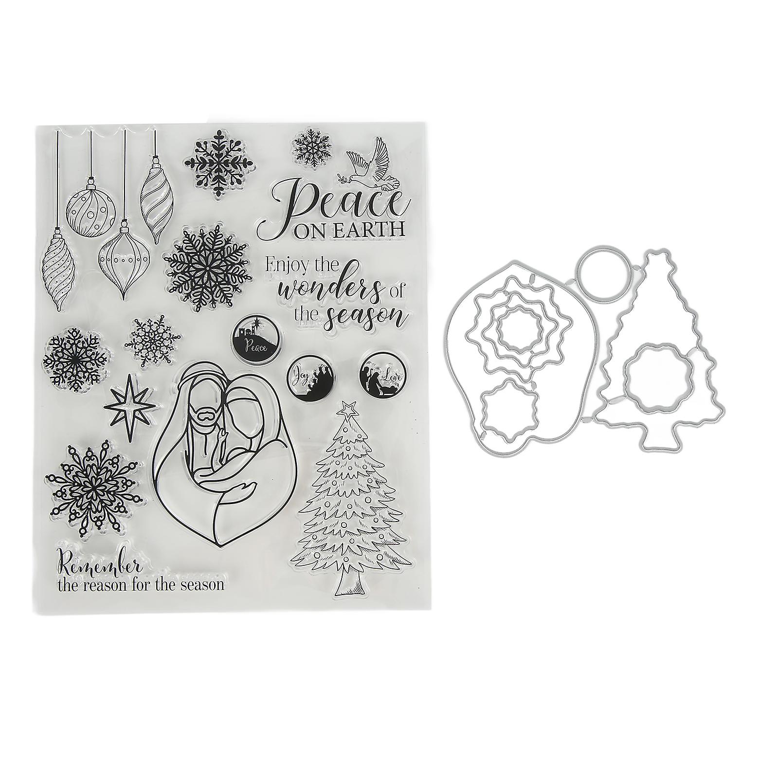 Transparent Stamp Clear Unique Pattern Reusable Wide Application Clear Stamp For Card Making Decoration Scrapbooking