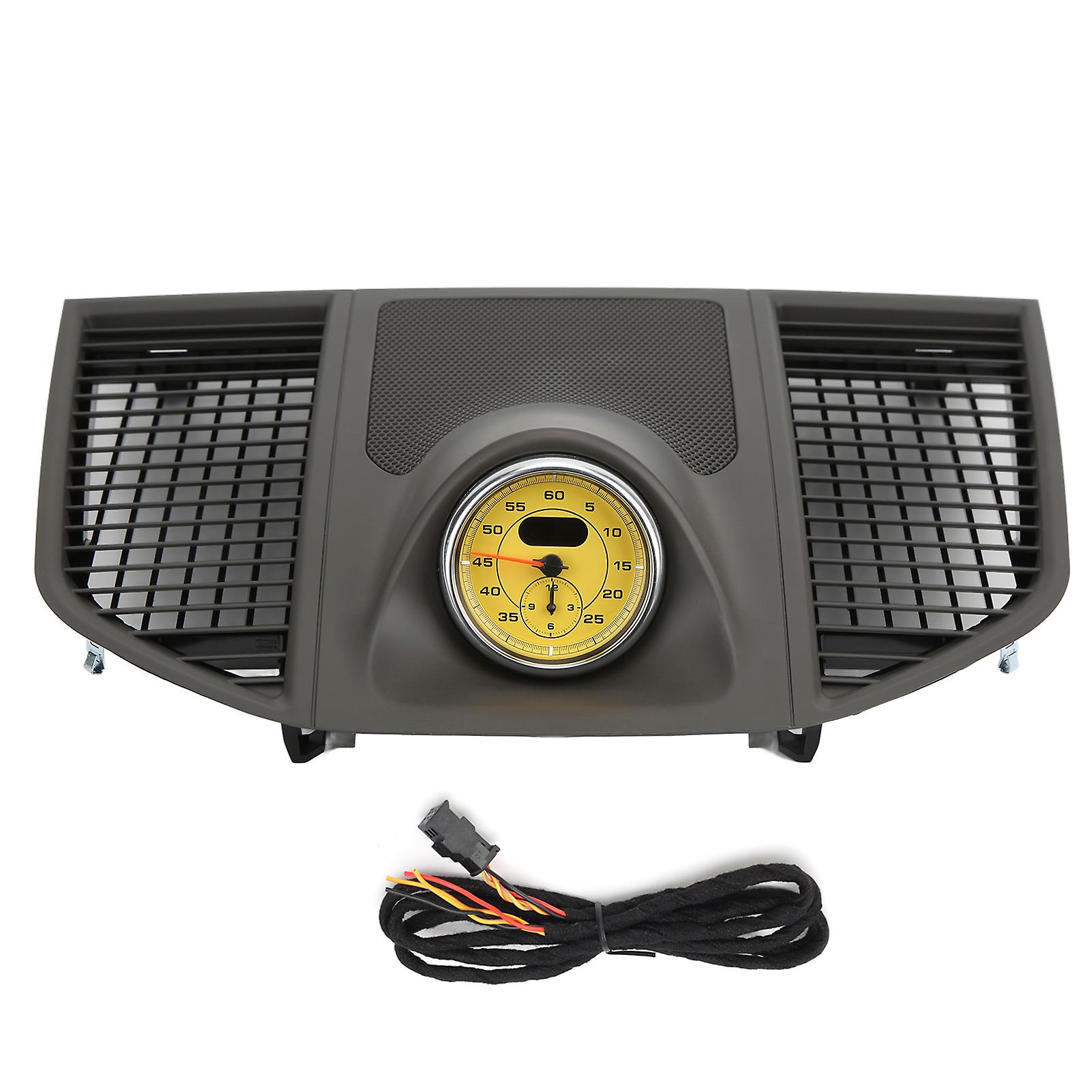 Instrument Panel Clock Cover,Upper Center Dashboard Cover Upper Center Dash Bezel Car Dash Stopwatch Optimized for Excellence