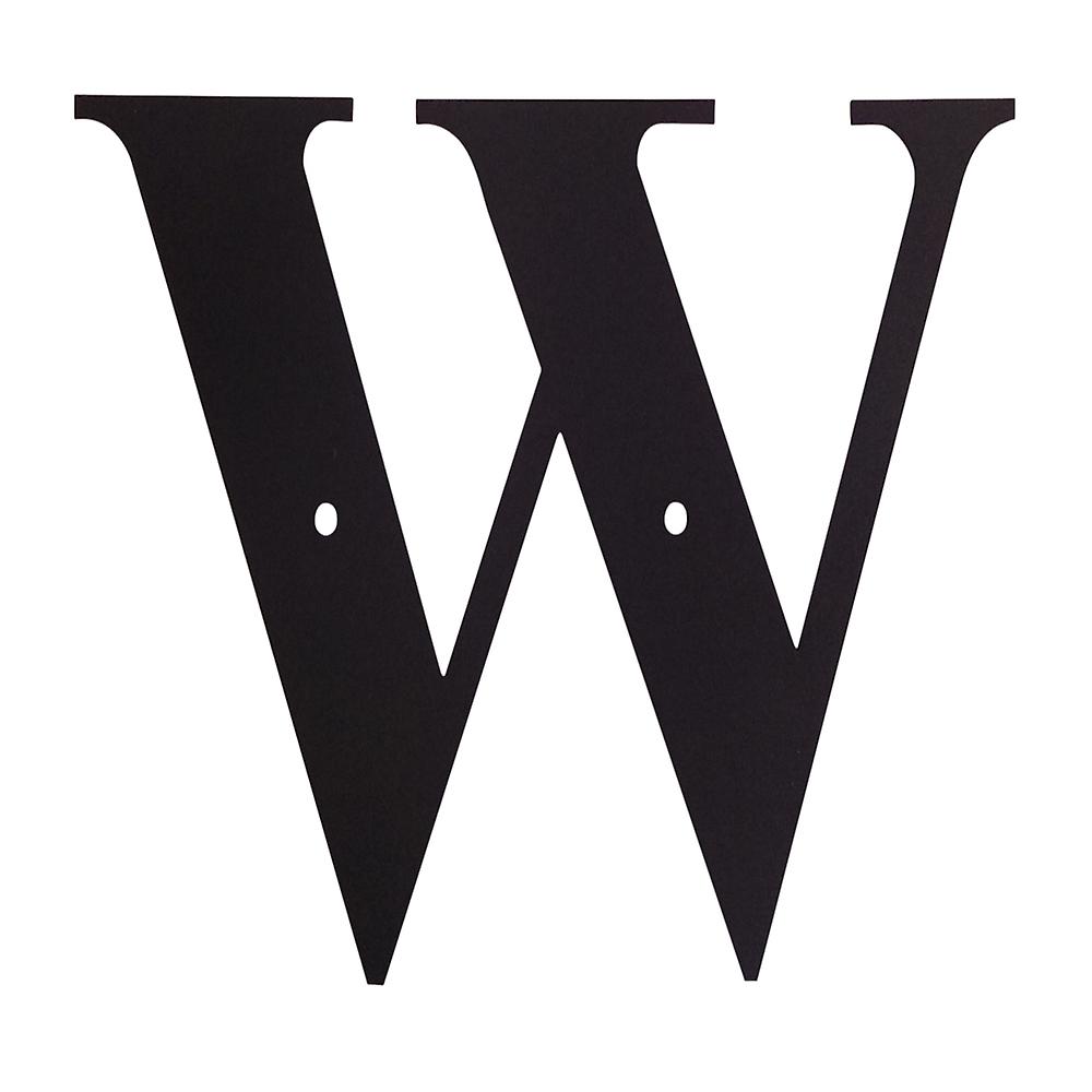 Beautiful Wrought Iron Letters - Perfect for Home, Business, Mailbox, or Fence Decor (8 9/16" W x 6" H)