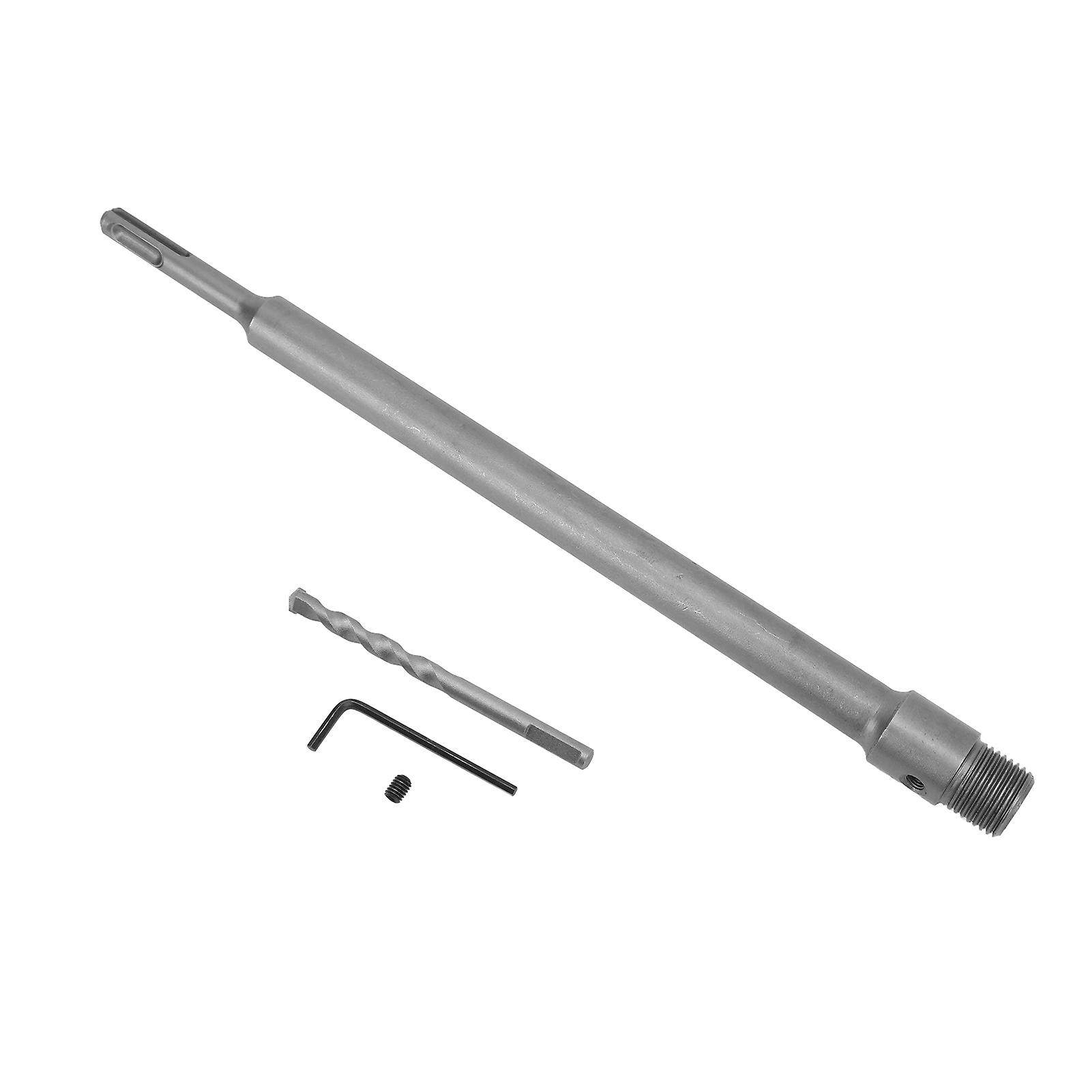 Electric Hollow Core Drill Bit Shank Round Hammer Hole Opener Adapter Connecting Rod 330mm 