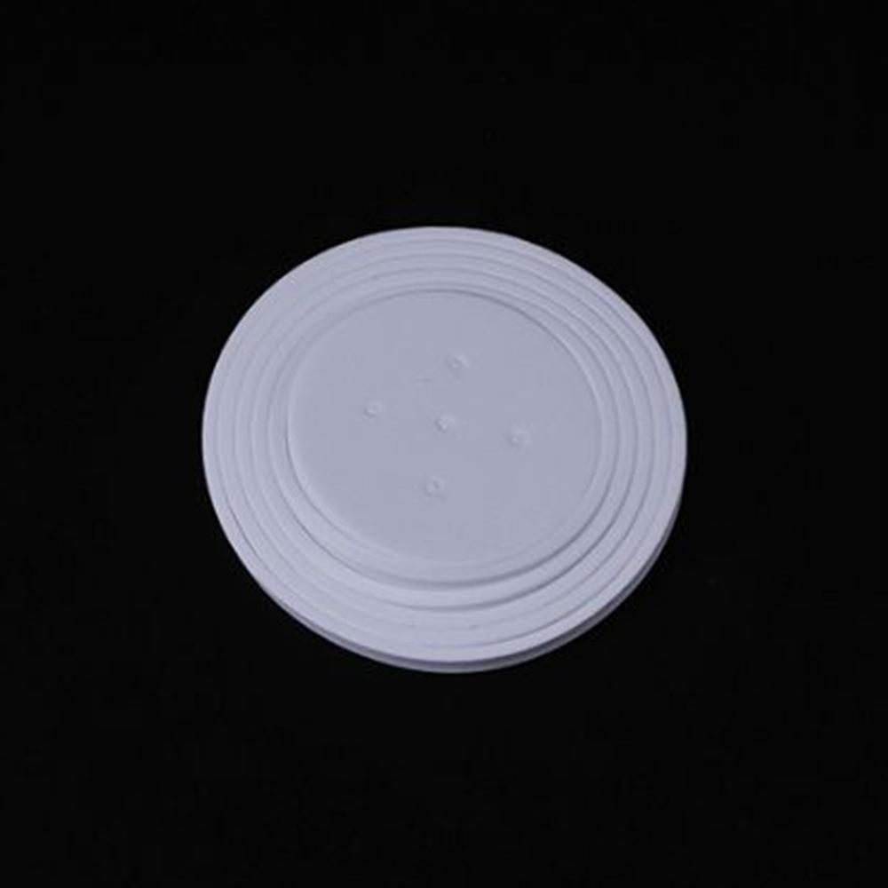 10pcs Round 70mm Coin Capsules Holder Display Storage Case Adjustable Gasket Pad
