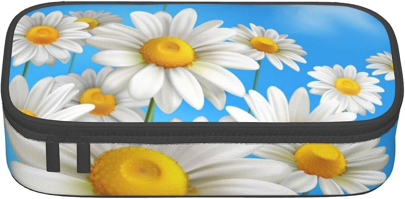 Lotus Flowers Τσάντα μολυβιού με φερμουάρ Μεγάλης χωρητικότητας Τσάντα Pencil Pouch Θήκες μολυβιών Διοργανωτής για Φοιτητής Σχολείο Γραφείο Κολλέγιο Ενήλικος Έφηβος Κορίτσι Αγόρι