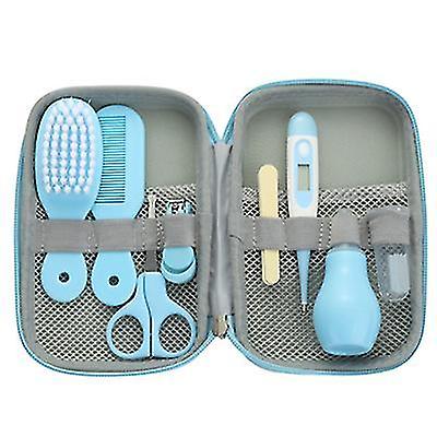Blue Baby Nail Clippers, Nasal Aspirator, Electronic Thermometer Combo Set Az19561