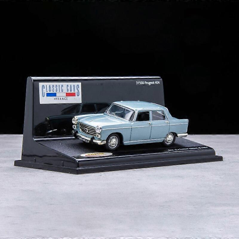 Diecast Metal Model Car 1/43 Scale for PEUGEOTs 404 1970 Simulation Alloy Vehicle Static Scene Display Collection Toy Cars