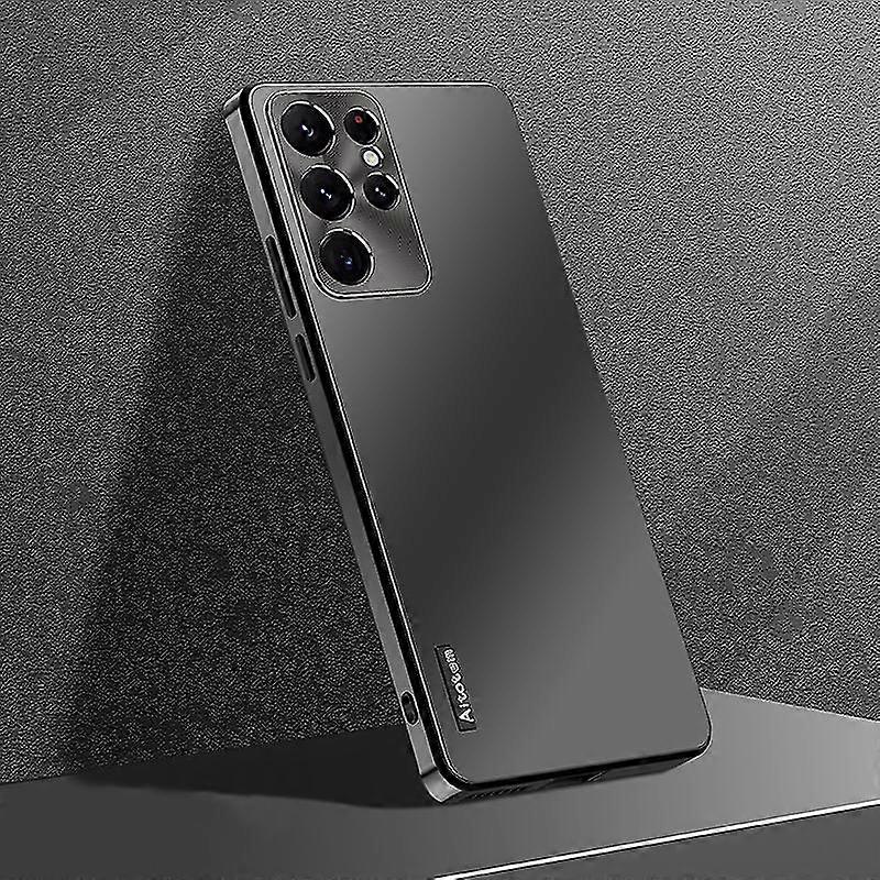 حالة سبائك الألومنيوم المعدنية متوافقة مع سامسونج غالاكسي S23 الترا / S23 + / S23 ماتي صدمات المصد الصلب