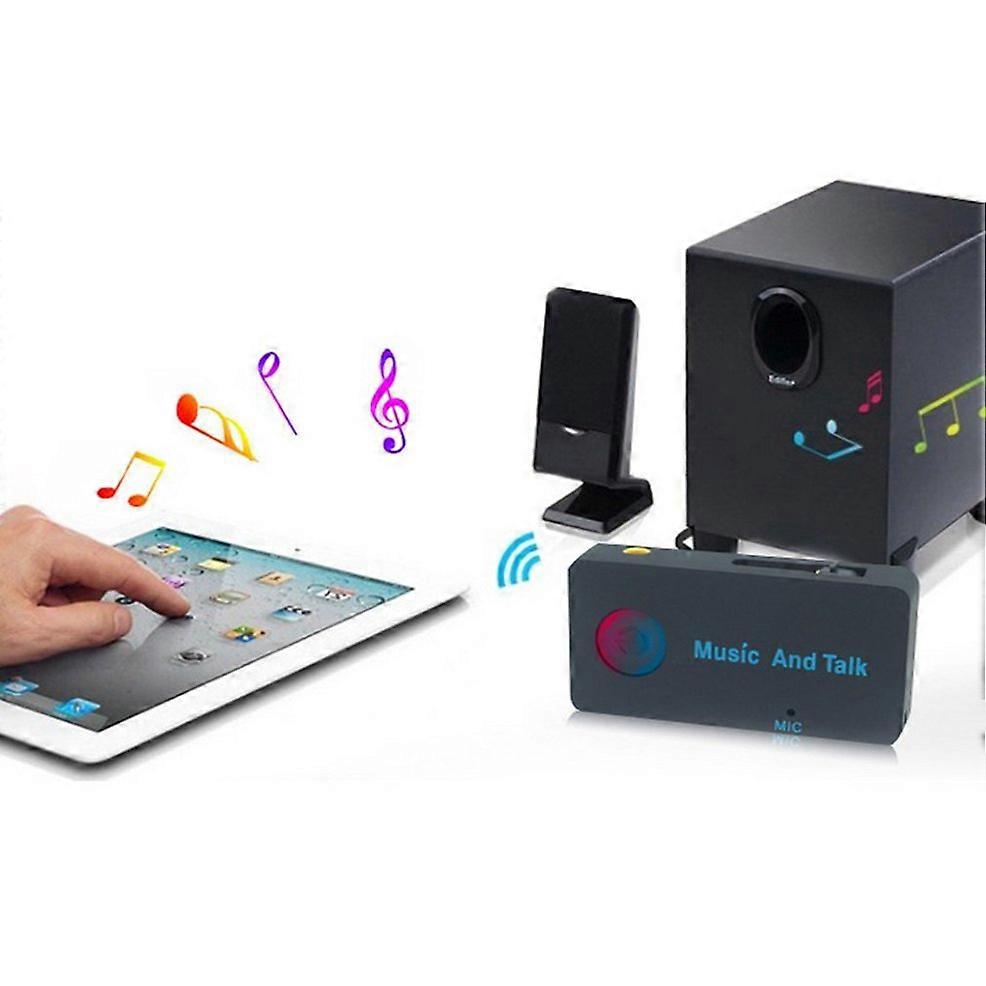 Wireless Bluetooth Car Receiver Adapter 3.5mm Audio Stereo Music Home Mic