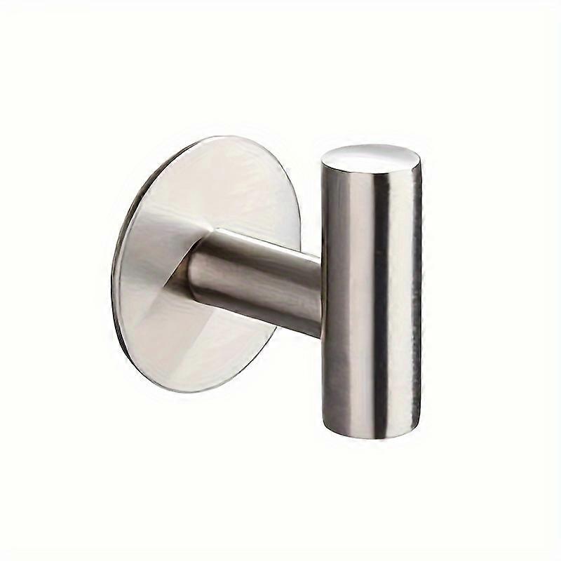Heavy Duty Stainless Steel Adhesive Wall Hook for Bathroom, Kitchen, and Garage - Multipurpose Towel and Robe Hook with Easy Installation