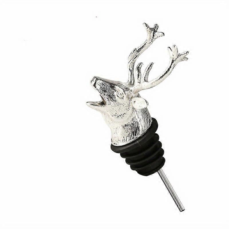 Softwood Deer and Elk Wine Pourer - Perfect for Weddings, Parties, and Kitchen Use - Beverage Inflator Accessory