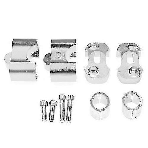 1 Pair 22-28mm Aluminium Alloy Motorcycle Handlebar Clamp Extend Riser Adapter