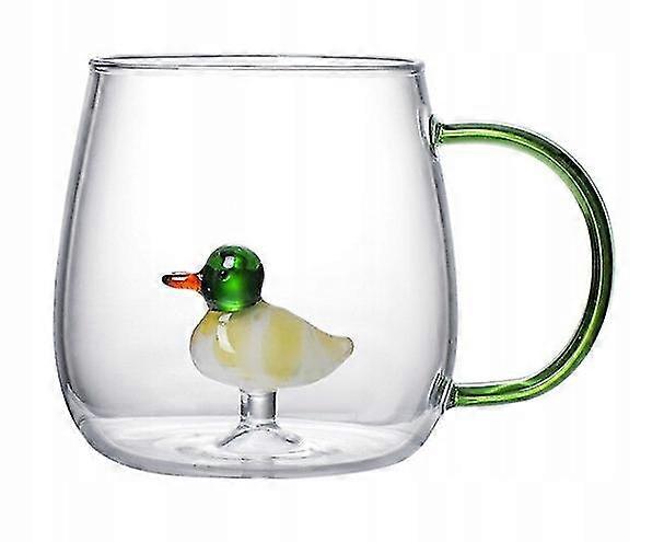 Duck Clear Glass Mug 400ml