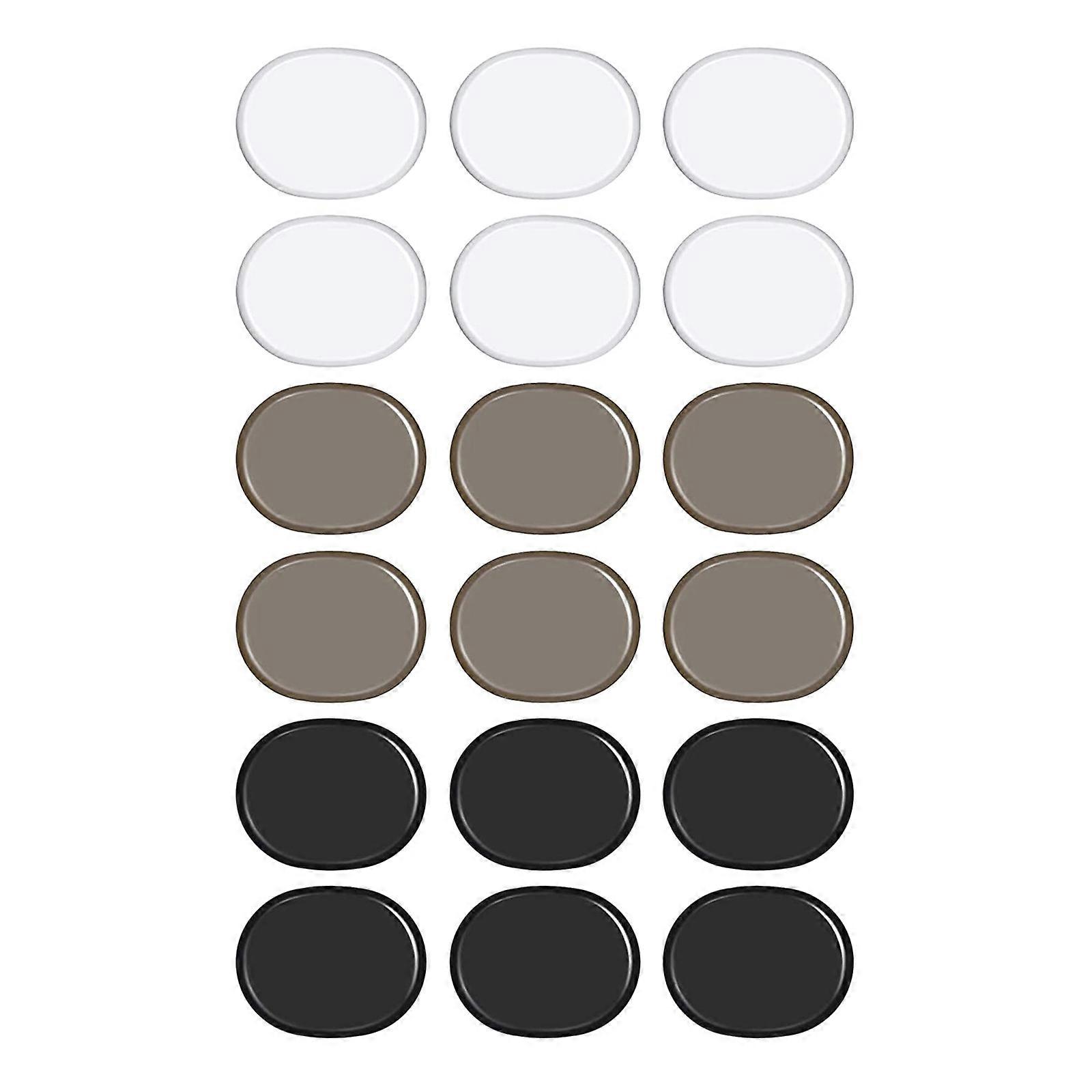 18Pcs Drum Dampeners Gel Pads Silicone Drum Silencers 3 Colors Drum Dampening Pads Drum Mute Pads for Drums Tone Control