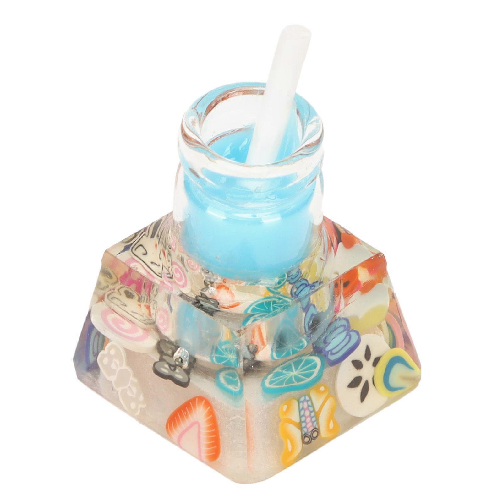 Resin Keycaps Hand Engraving Plug and Play Custom Keycaps Artisan Keycap for Cherry MX Switches Mechanical Keyboards Type B