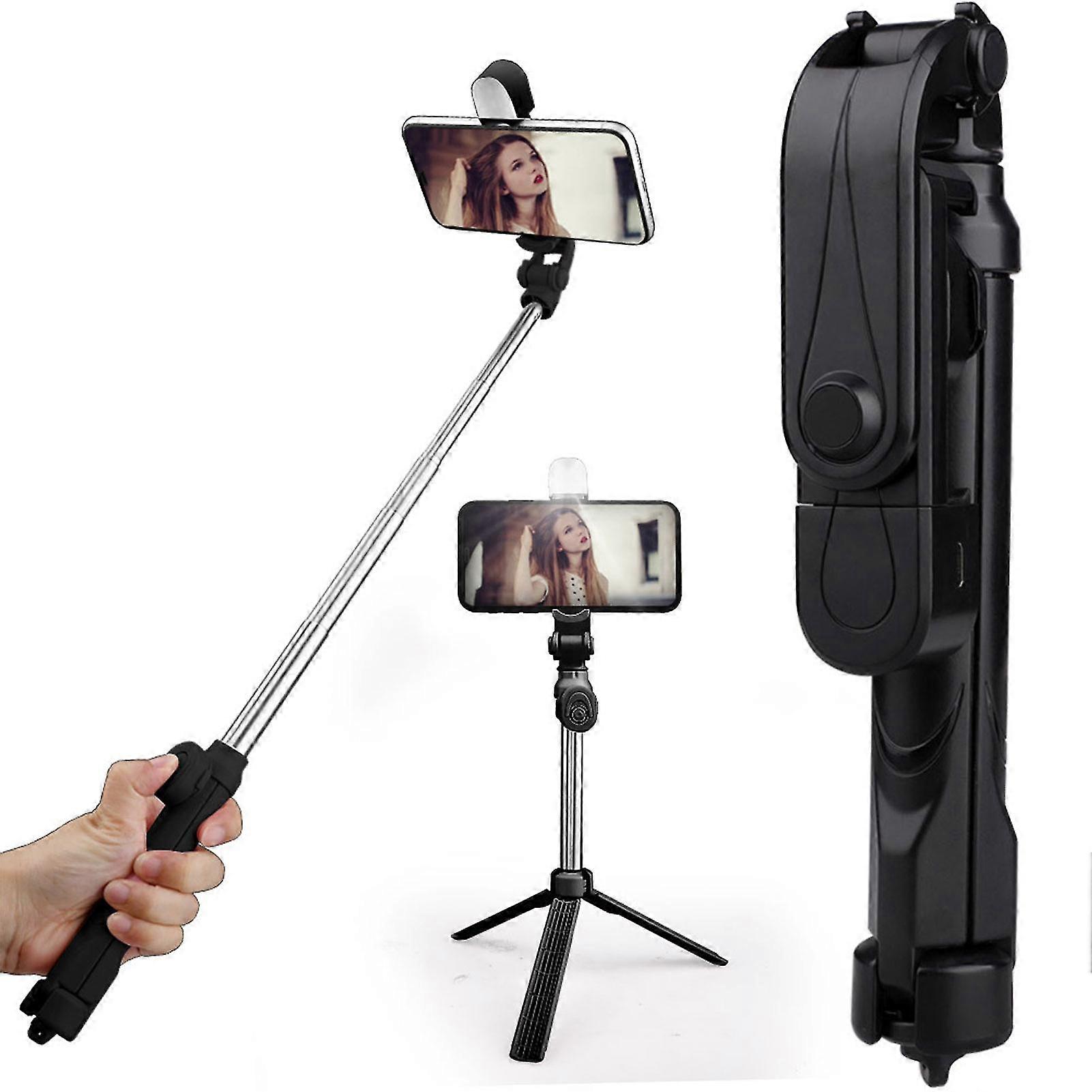 Foldable Handheld Selfie Stick Tripod Portable Cell Phone 3-axis Phone Gimbal Compatible With All Phones/cameras