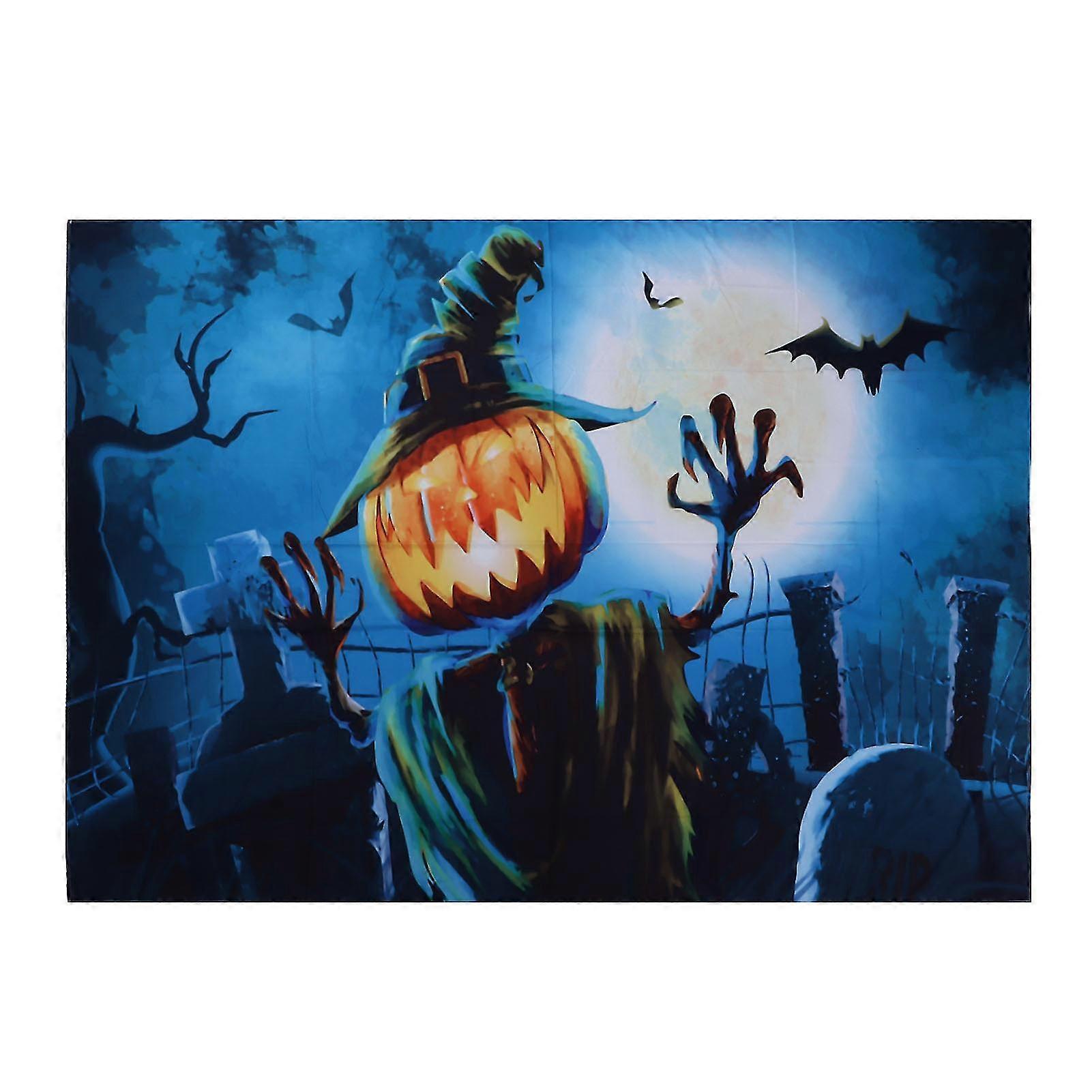 Funny Tapestry Decorative Wall Tapestry Curtain for Halloween Festival Party Bedroom230x180cm / 90.6x70.9in