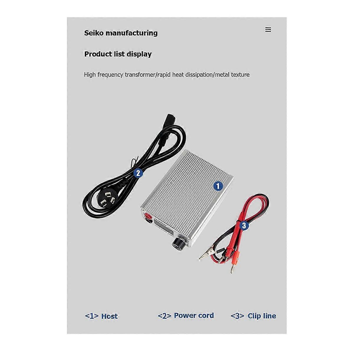 HR1520 Motherboard Short Circuit Tester 15V 20A Adjustable Multifunctional Power Supply for Phone Repair(EU Plug)