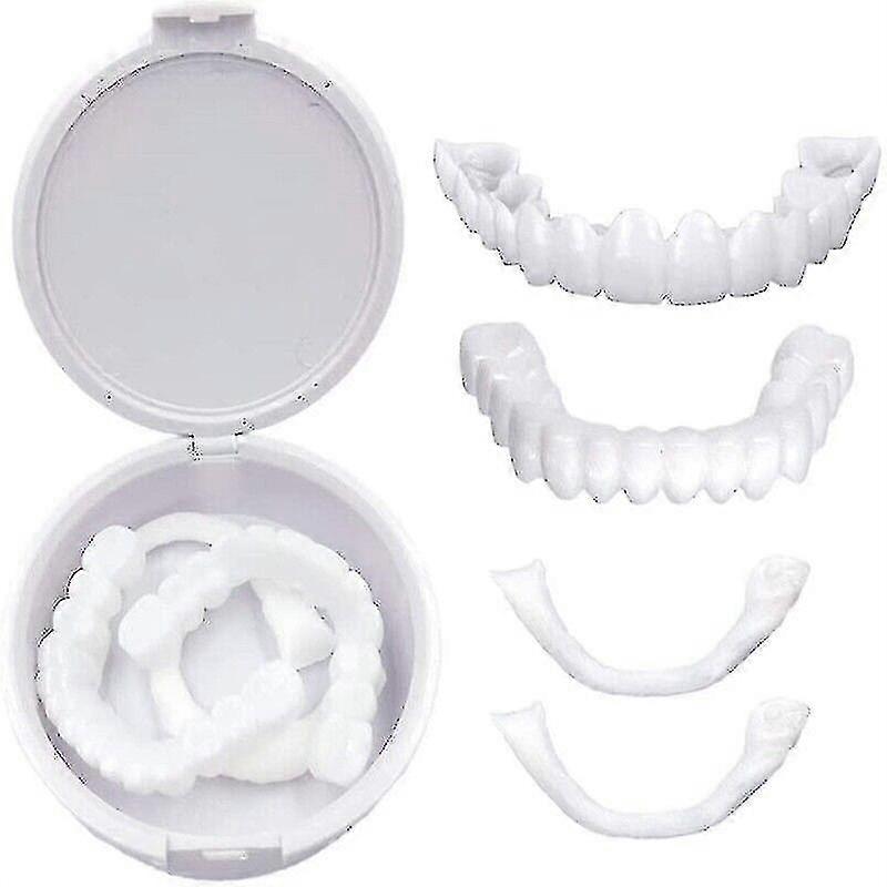 Dental Veneers False Teeth Set - Snap On Smile Dentures Tooth Cover