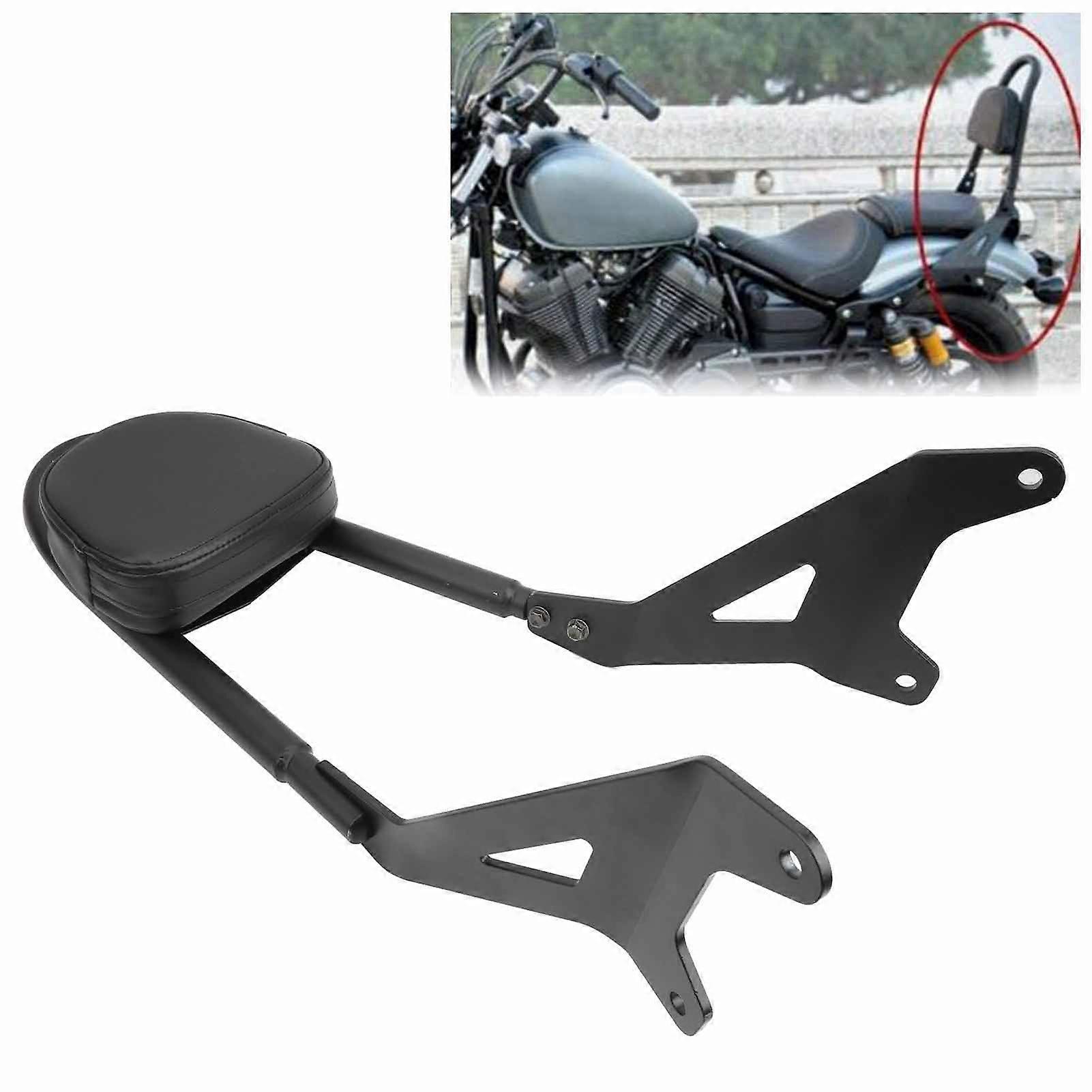 Motorcycle Rear Passenger Sissy Bar Backrest Rack Fit for Yamaha Bolt XV XVS 950 RSpec