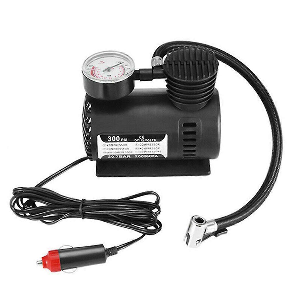 300PSI 12V Mini Car Electric Air Pumps Air Compressor Portable Tire Inflator For Car Bike