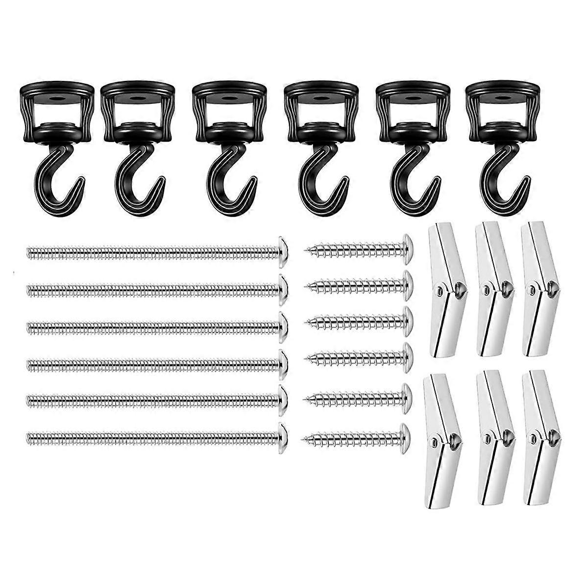 Ceiling Hook Lighting Hook Orchid Hook for Hanging Plants Swivel Hook for Ceiling Installation Cavi