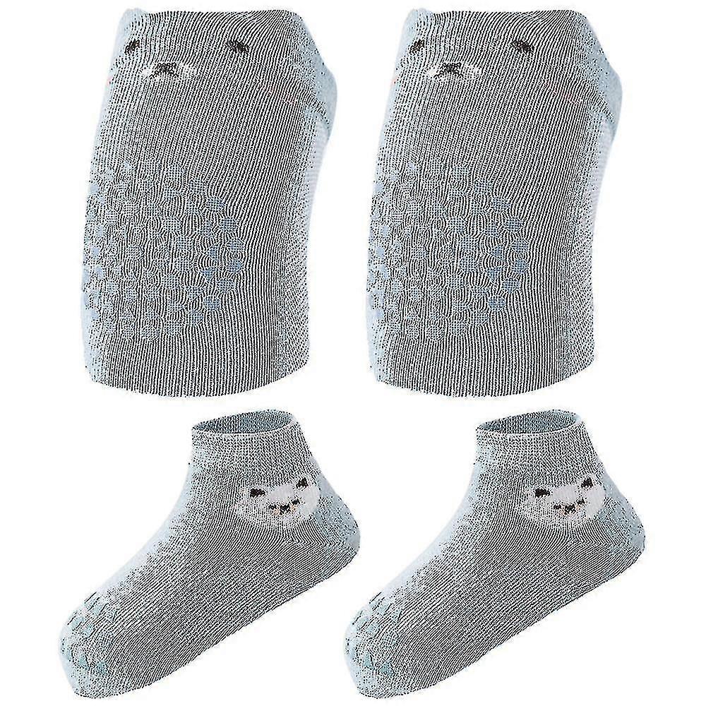 נגד החלקה גרביים מגן ברך לפעוטות ורפידות ברכיים נגד החלקה זוחלות-26