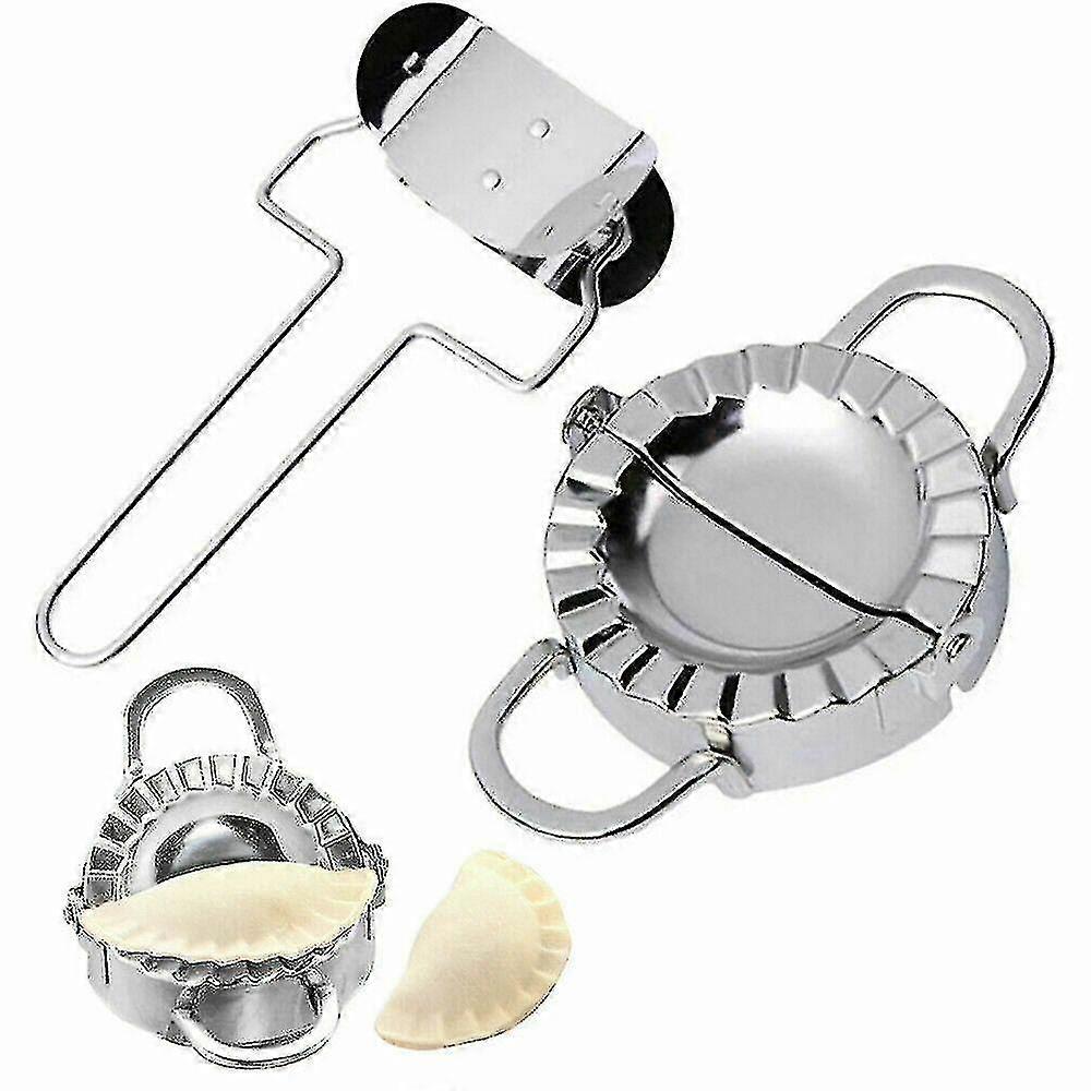 6pcs/set Dumpling Maker Stainless Steel Dough Press Pie Ravioli Roller