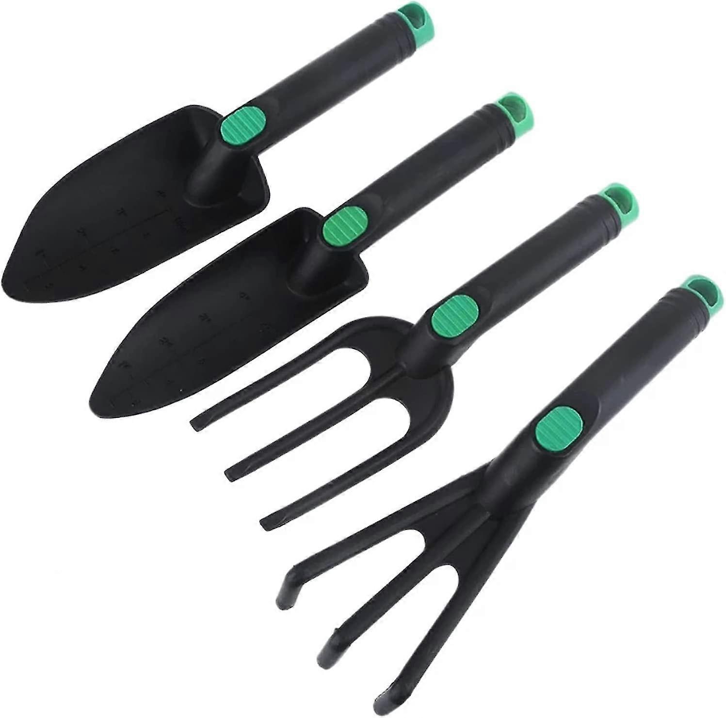Gardening Tool Set Mini Outdoor Gardening Tools With Hanging Hole In Handle (4 Pieces)