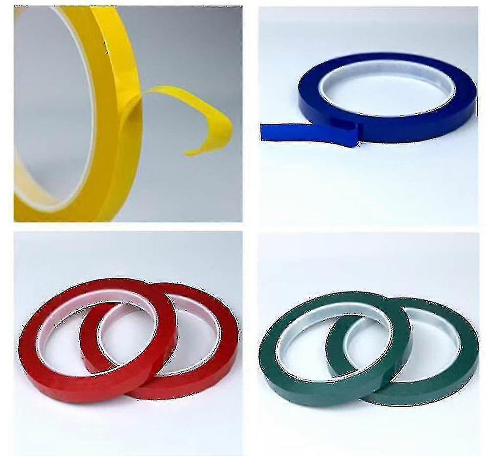5pcs Graphic Art Thin Tape Self-adhesive Artist Tape Grid Marking Tapes Whiteboard Gridding Tape Dry Random Color