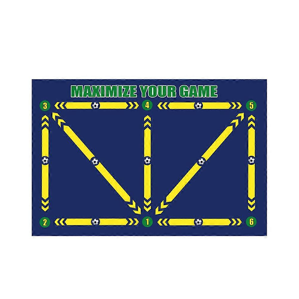 フットボールトレーニングマット耐久性のある滑り止め折りたたみ式キッズ大人ドリブルトレーニングマットフットボールトレーニング屋内Ourdoor機器