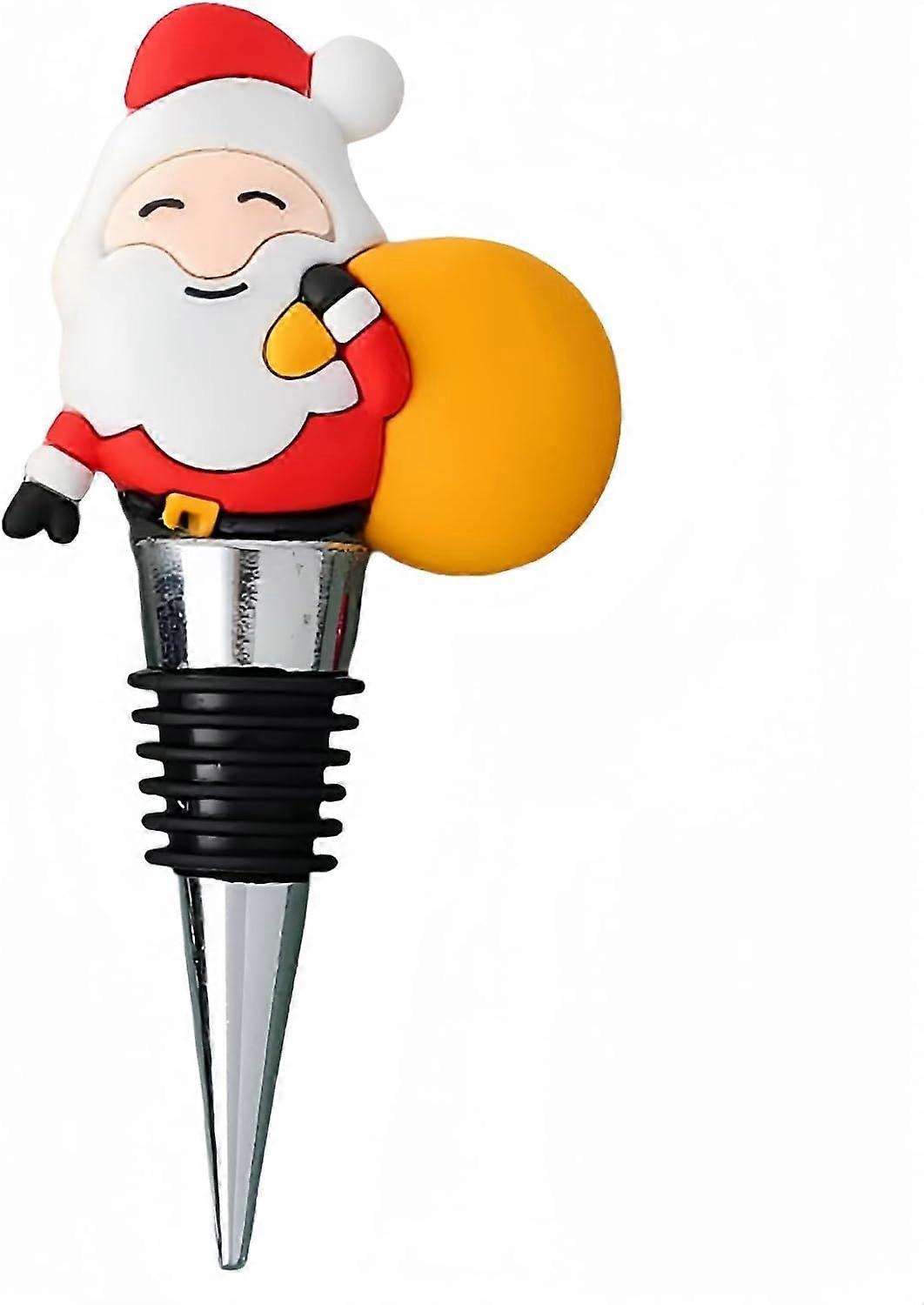 Christmas Wine Corks Wine Bottle Corks Practical Wine Stopper Wine Bottle Stopper Christmas Party Stopper Drink Party Accessories Drink Bottle Stopper