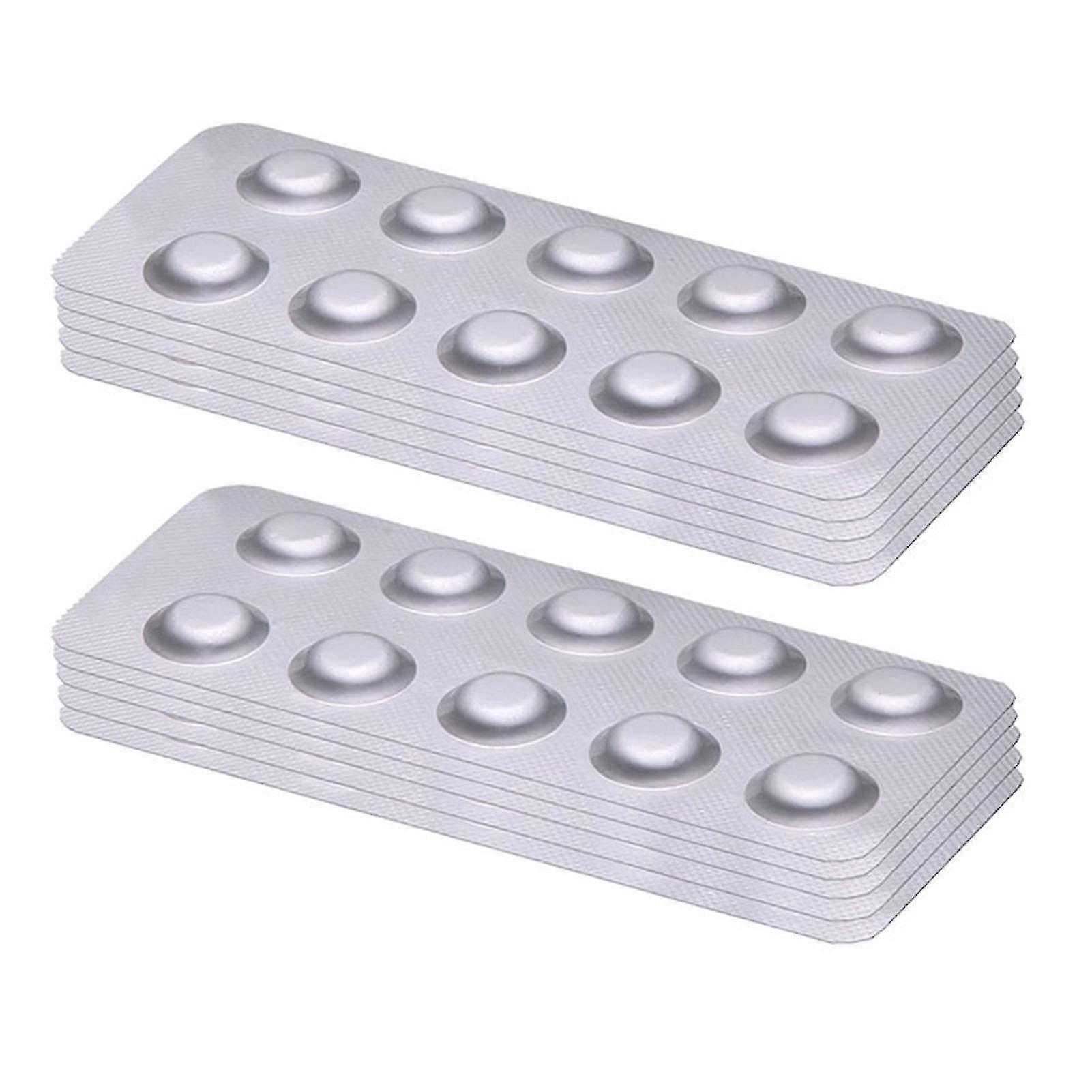 100pcs Clean Effervescent Tablets Quick Dissolving Pool Cleaning Portable Concentrated Fast Testing Chlorine Test Tablets For Swimming Pool