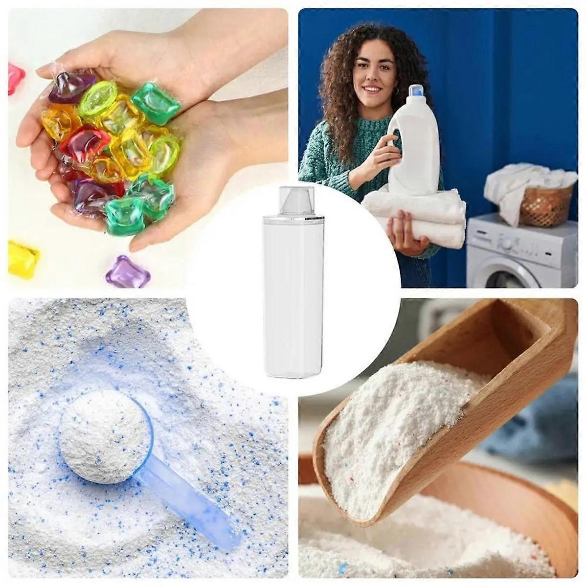 Laundry Pods Container U-Shaped Outlet Containers for Laundry Room Organization Laundry Powder Container Laundry Storage