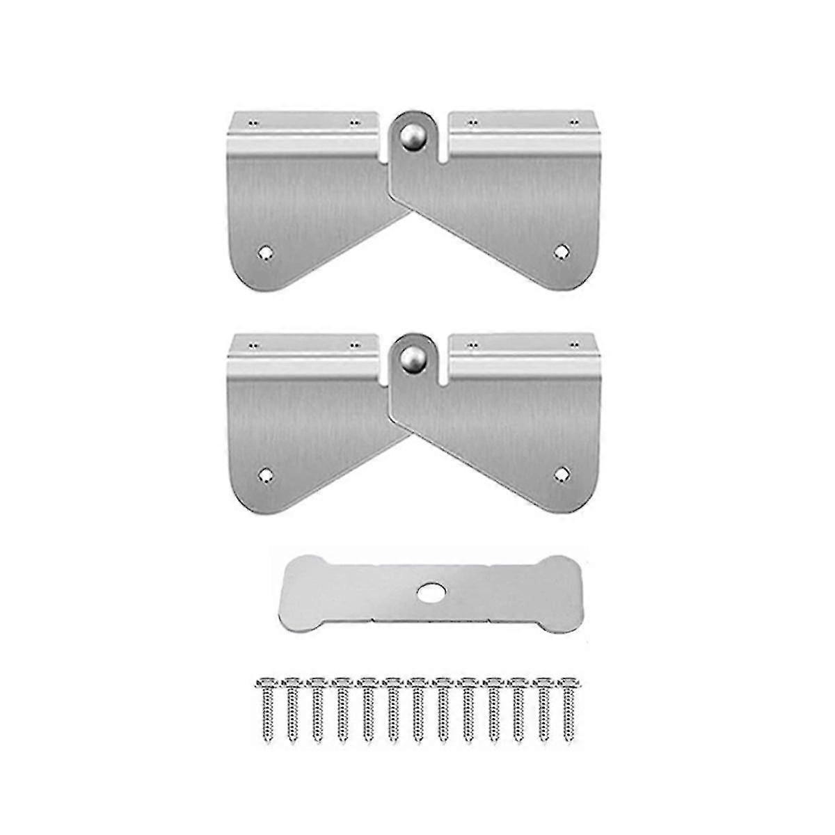 Stainless Steel Gutter Downspout Extension Hinge, Flip Up Hinge Design, Compatible With Rectangle And Square Downspout,c
