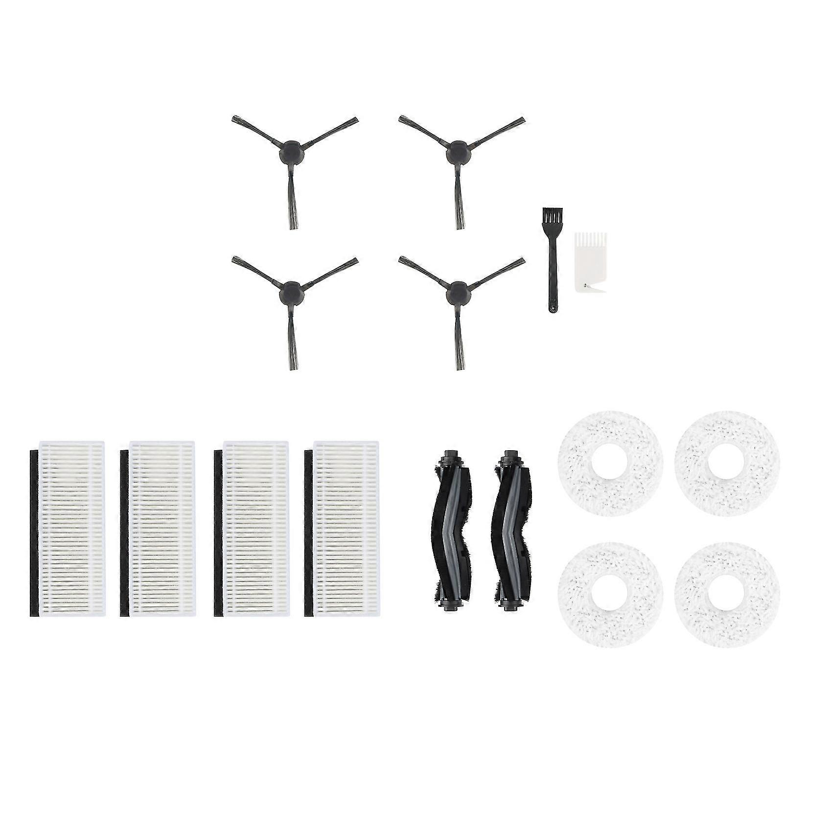 Hepa Filter Main Brush Side Brush Suction Pad Mop For Ecovacs Deebot