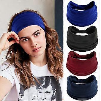 thumbnail image 2 of Black Japanese Bandana Headbands For Men And Women Comfortable Head Bands With Elastic Secure Snug Fit Ideal Runners Fitness Sports Football Tennis Stylish Lightweight M 2 of 12
