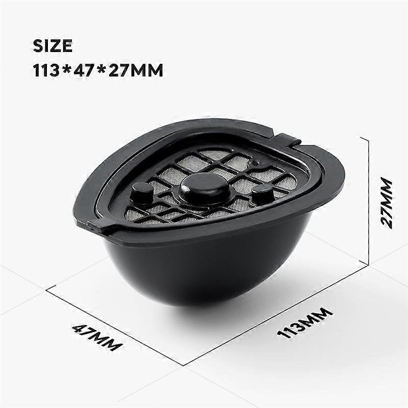 ネスレST用2In1コーヒーカプセルポッド9662.62マシン詰め替え可能なフィルターポッド交換用コーヒーカプセルとお茶-A